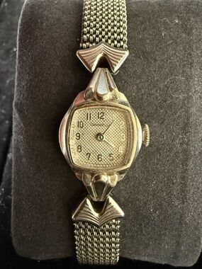 Bulova Caravelle Silver Tone Women's Mesh Bracelet Watch with Square Dial